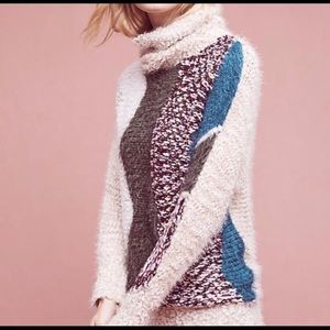 Anthropologie La Cite Fireside Turtleneck Sweater